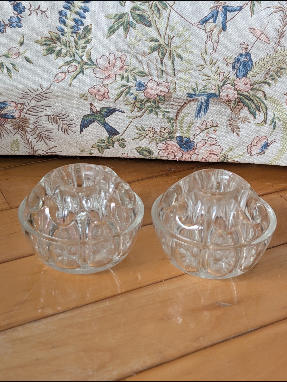 Vtg Flower Frog/Candle Holder